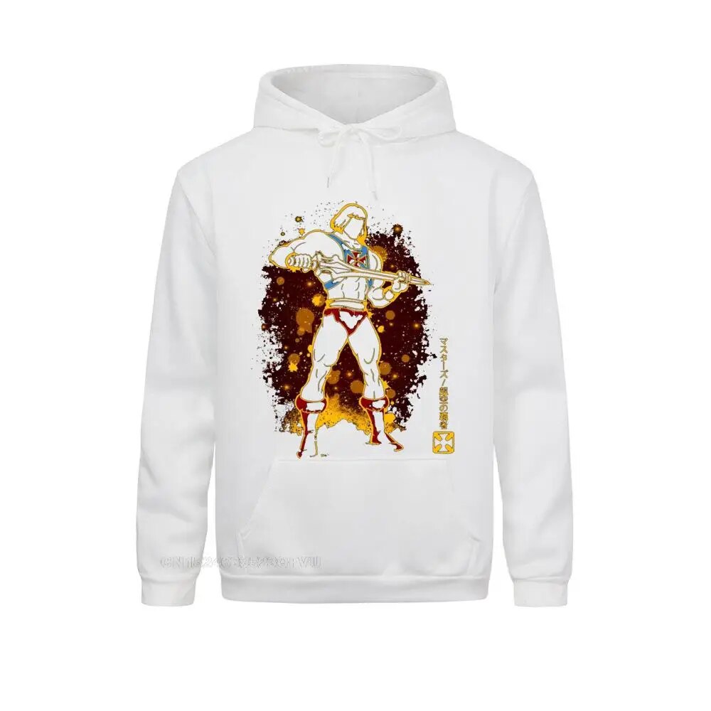 He-Man Universe Sweater - 80s Skeletor Hoodie-White-S-