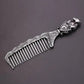 Vintage Metal Comb Potters Style - Harry Potter Hogwarts School Detangle Hair Brush - Stylish Salon Hairdressing Tool-Hufflepuff-2-