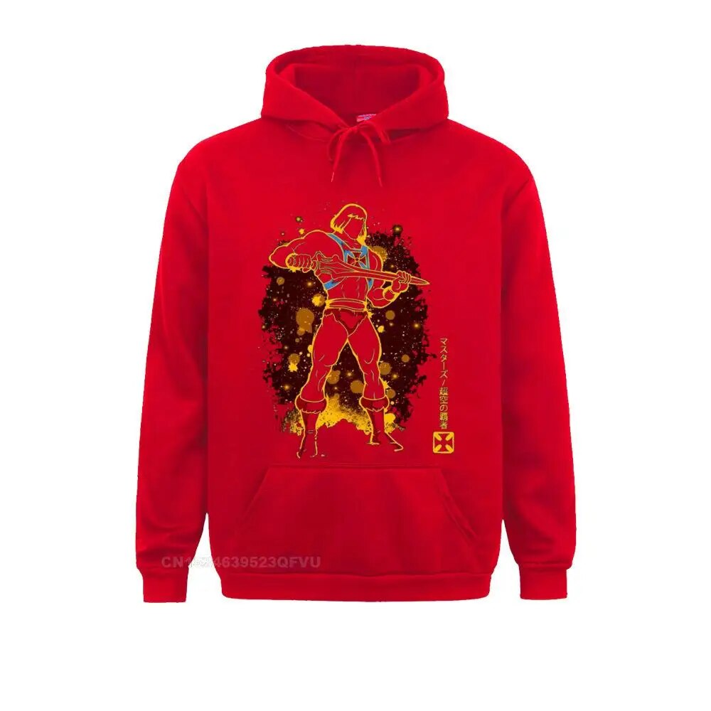 He-Man Universe Sweater - 80s Skeletor Hoodie-Red-S-