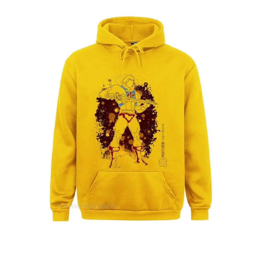 He-Man Universe Sweater - 80s Skeletor Hoodie-Yellow-S-