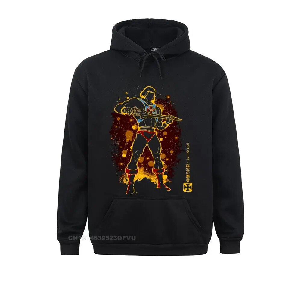 He-Man Universe Sweater - 80s Skeletor Hoodie-Black-S-