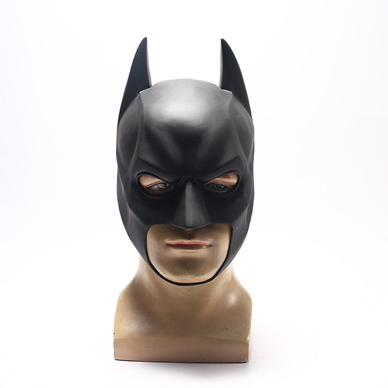 The Dark Knight - Bruce Wayne - Cosplay Mask - Reduction Full Face Helmet - Soft PVC & Latex Mask-PVC-