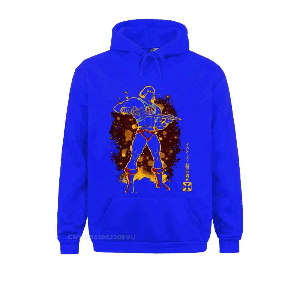 He-Man Universe Sweater - 80s Skeletor Hoodie-Blue-S-