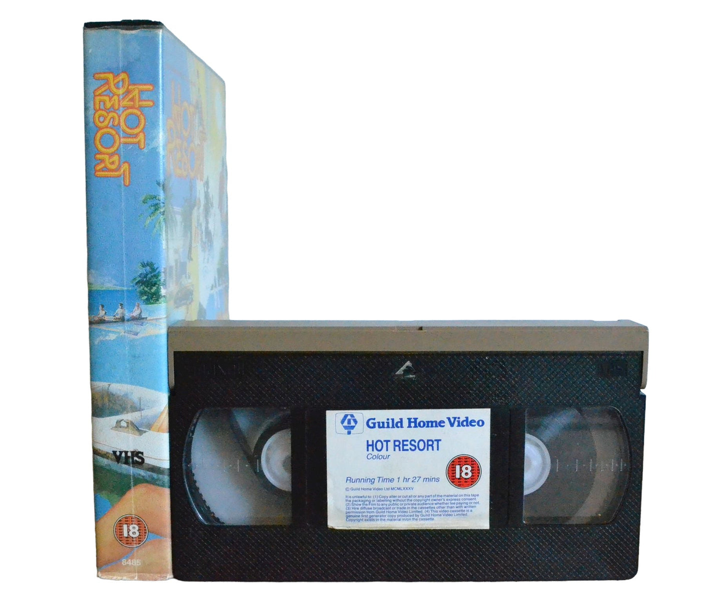 HOT RESORT (Exclusive And Caribbean Hotel.) - Tom Parsekian - Guild Home Video - Large Box - PAL - VHS-