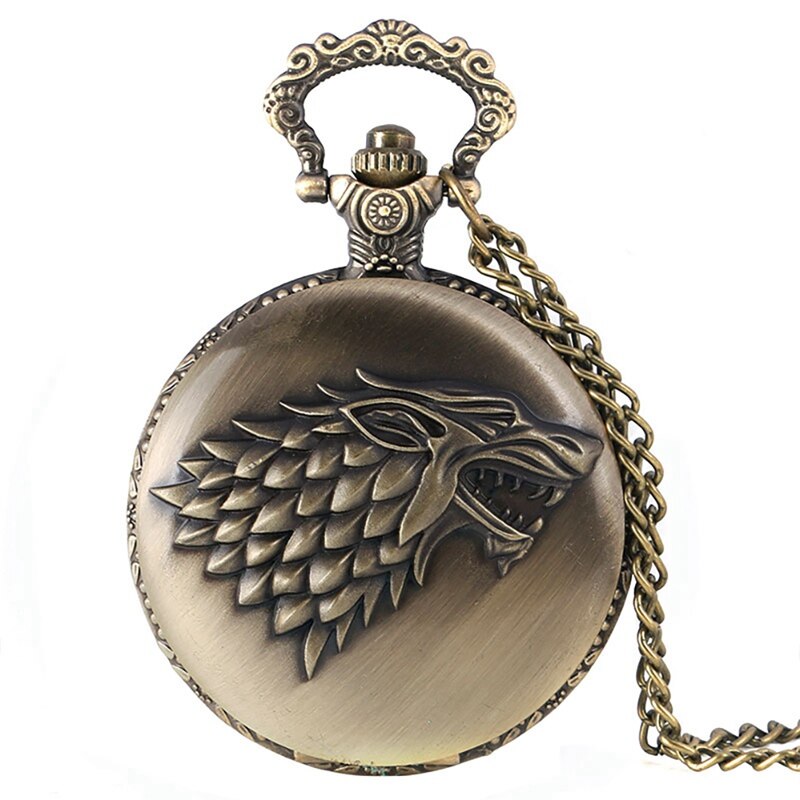 Pikachu - Quartz Pocket Watch With Chain - Romantic Steampunk Film Gift For Men & Women - Perfect Cult Movie Present-Wolf-