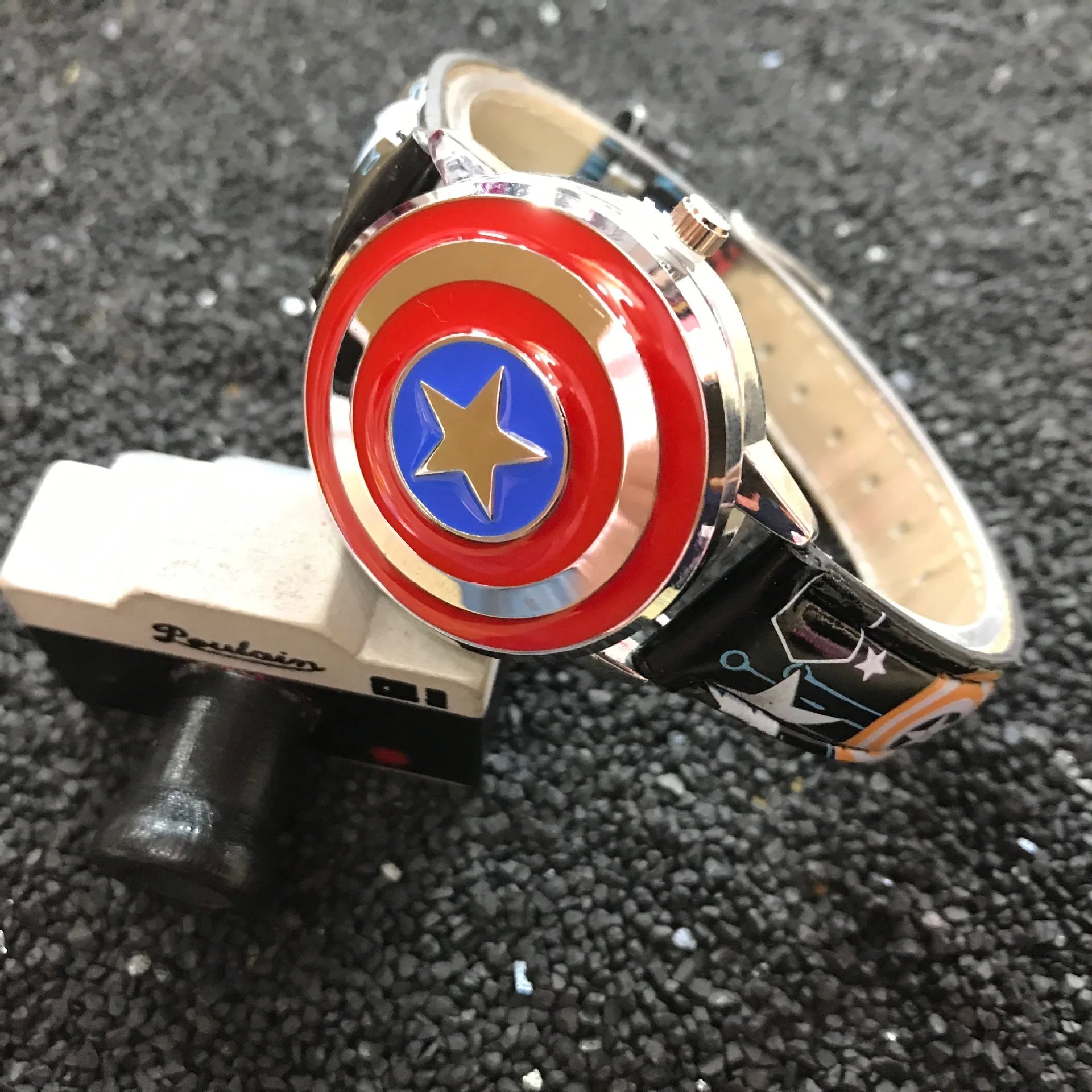 Avengers Kids Watch - Cartoon Animation Design - Captain America Style - Cool Children’s Wristwatch-