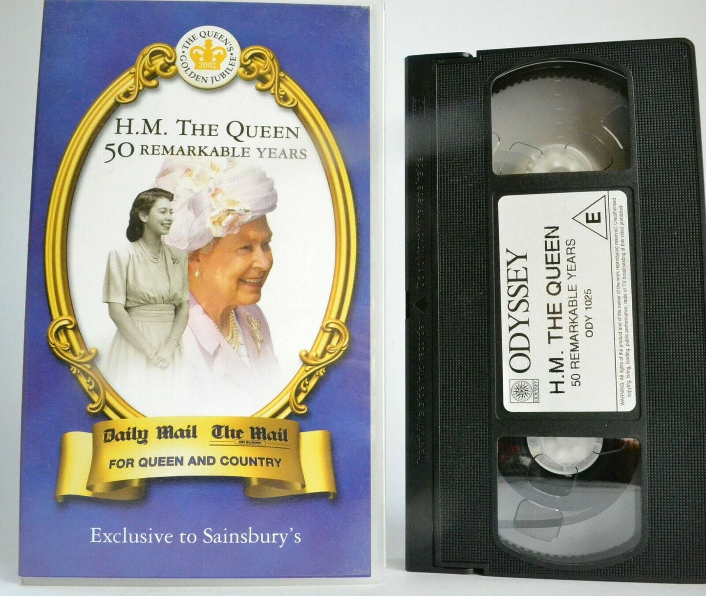 H.M. The Queen 50 Remarkable Years [Queen Elizabeth] Golden Jubille - Pal VHS-