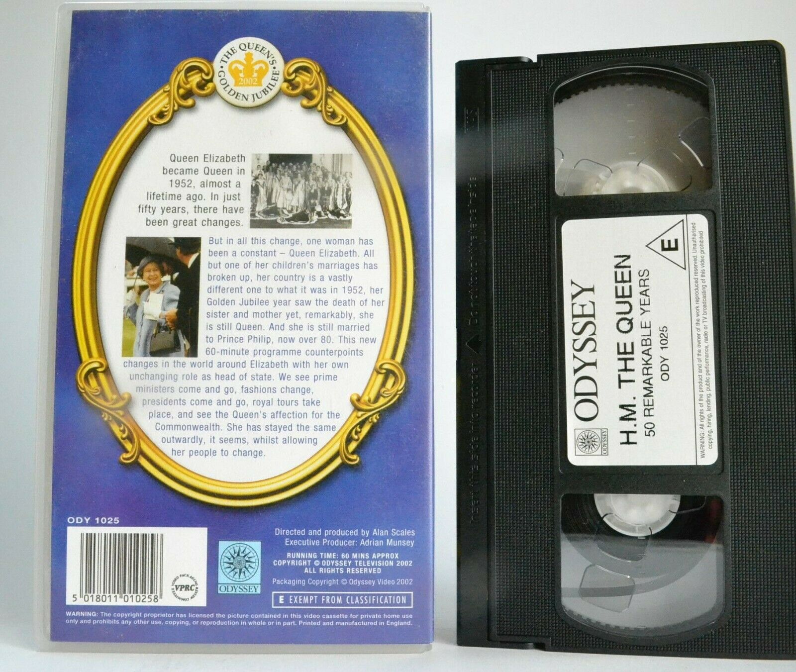 H.M. The Queen 50 Remarkable Years [Queen Elizabeth] Golden Jubille - Pal VHS-