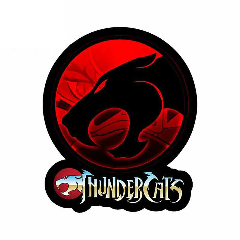 Thundercats Logo Car Decal - Retro Sticker for Laptops - Bumper Motorcycle Accessory-Beige-13cm x11cm-