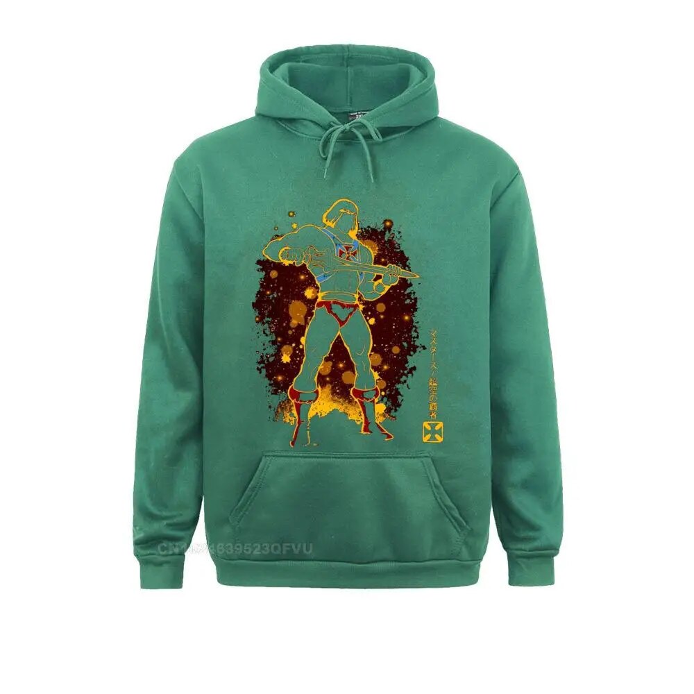 He-Man Universe Sweater - 80s Skeletor Hoodie-Green-S-