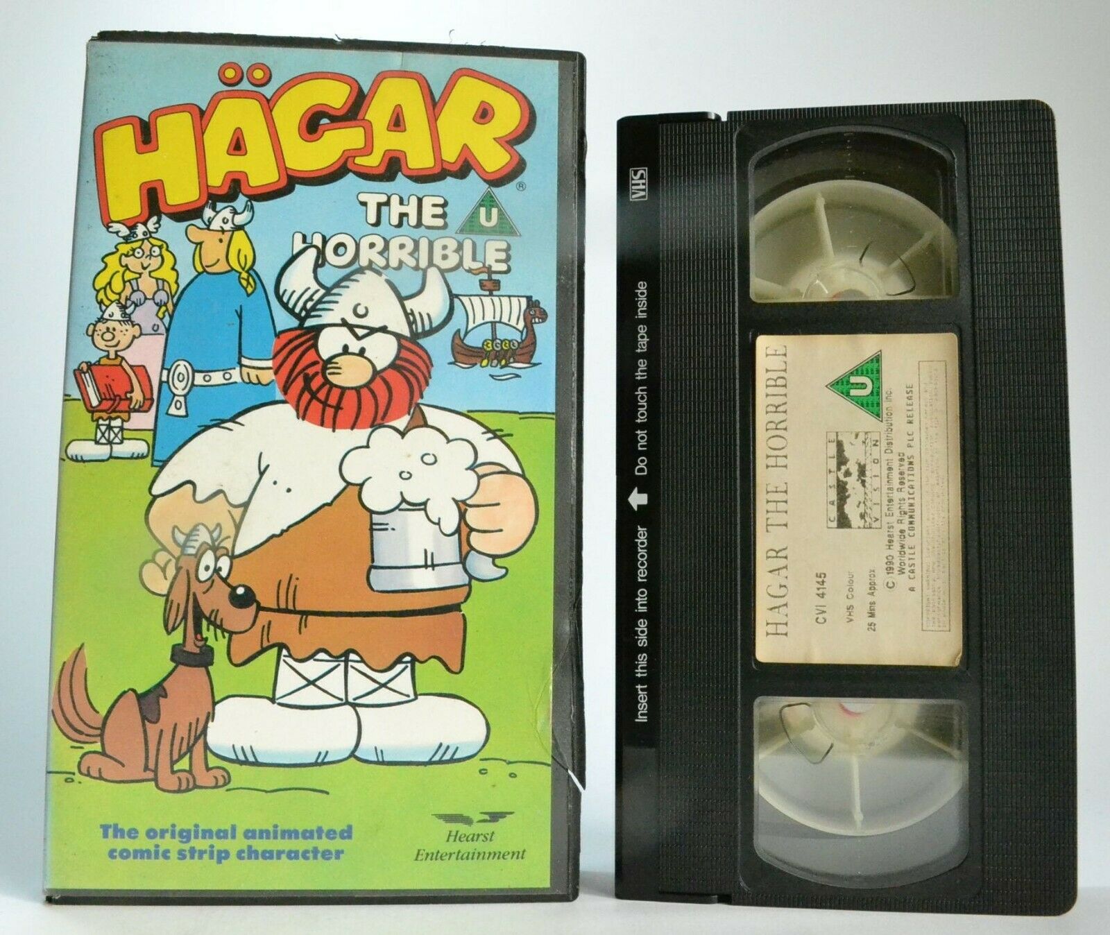 Hagar The Horrible [Castle Vision] Animated - Action Adventures - Kids - VHS-