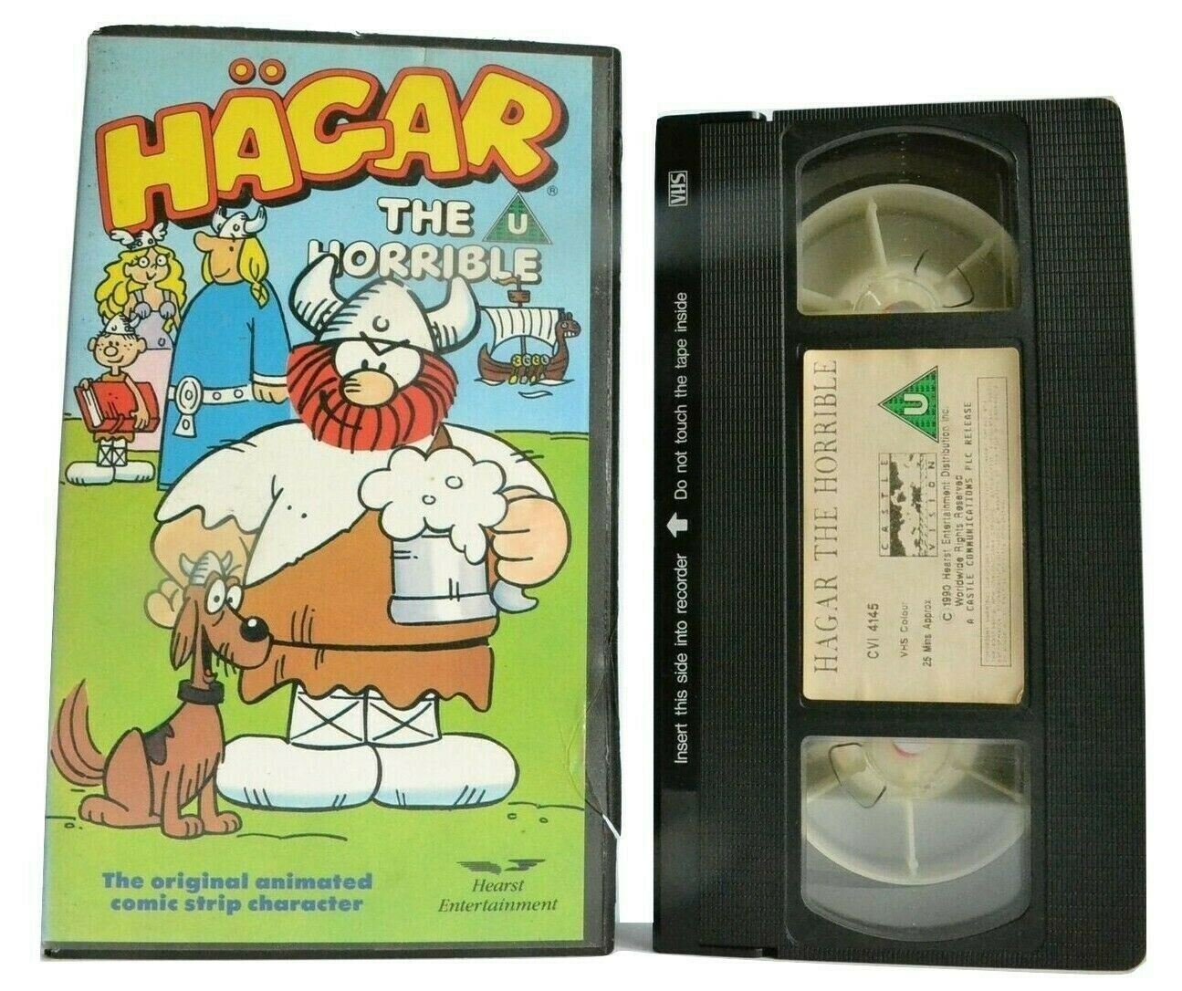 Hagar The Horrible [Castle Vision] Animated - Action Adventures - Kids - VHS-