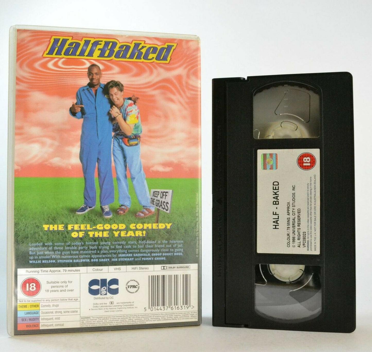 Half Baked - A Comedy About Best Buds - Large Box - D.Chappelle/J.Breuer - VHS-