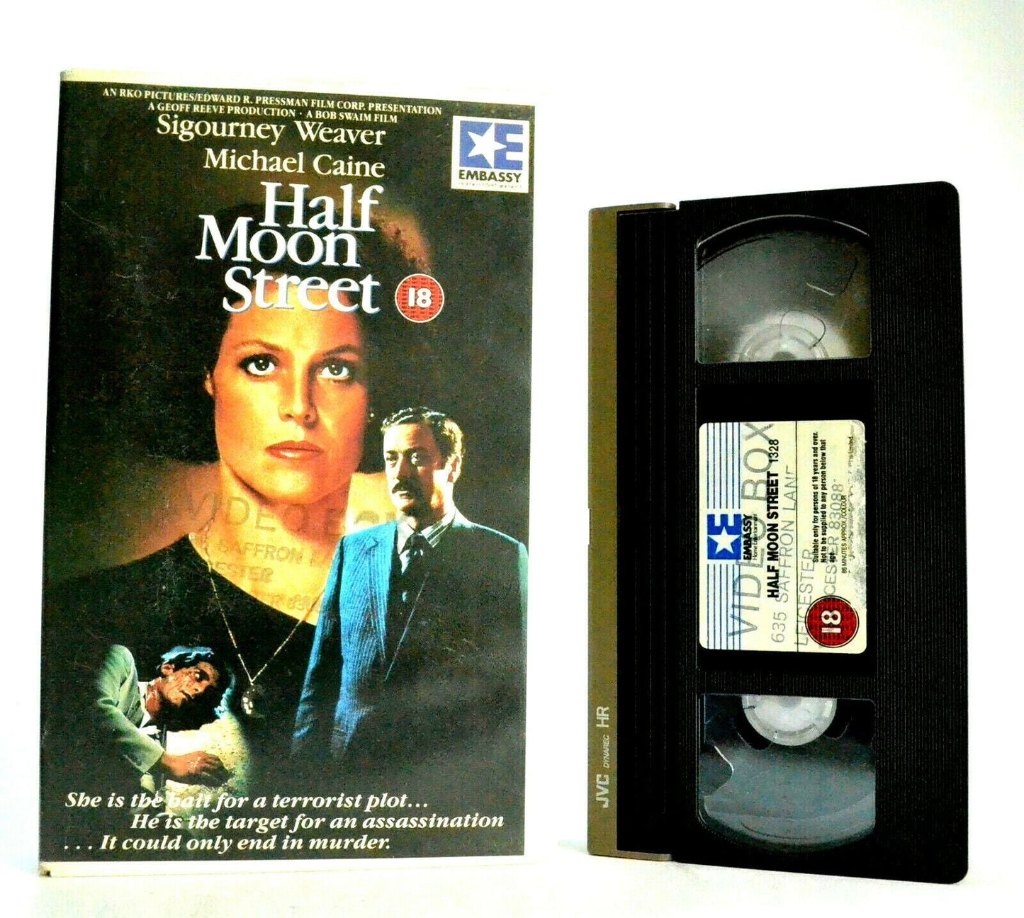 Half Moon Street (1986): Erotic Thriller [Large Box] Sigourney Weaver / Michael Caine - Pal VHS-