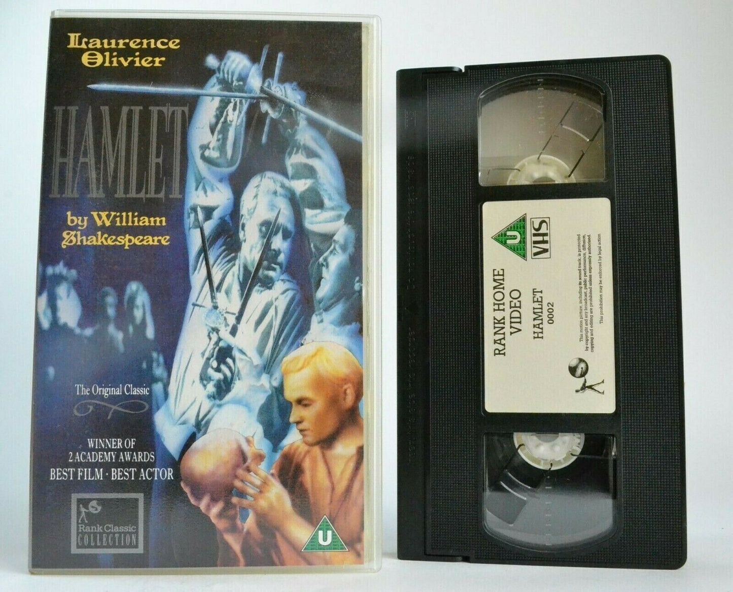 Hamlet (1948) -<William Shakespeare Play>- Drama - Laurence Olivier - Pal VHS-