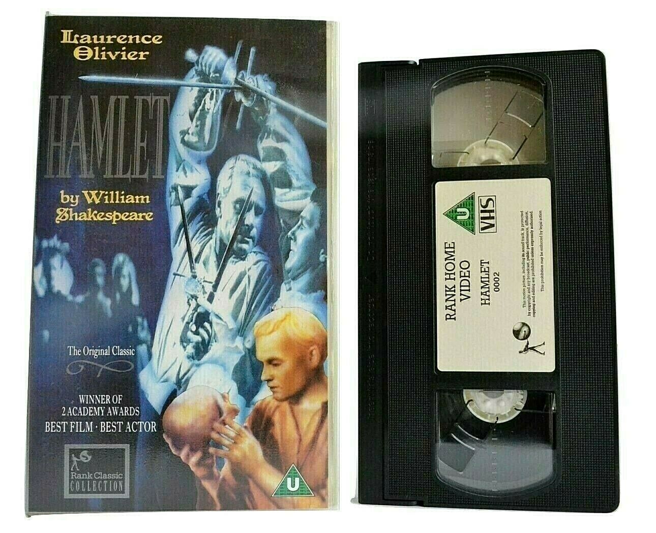 Hamlet (1948) -<William Shakespeare Play>- Drama - Laurence Olivier - Pal VHS-