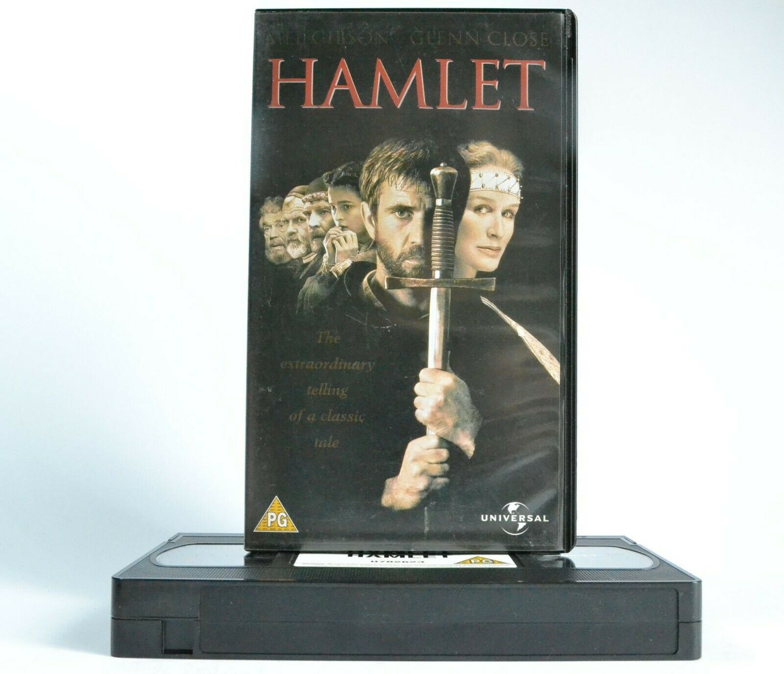 Hamlet (1990): Based On W.Shakespeare Tragedy - Drama - M.Gibson/G.Close - VHS-