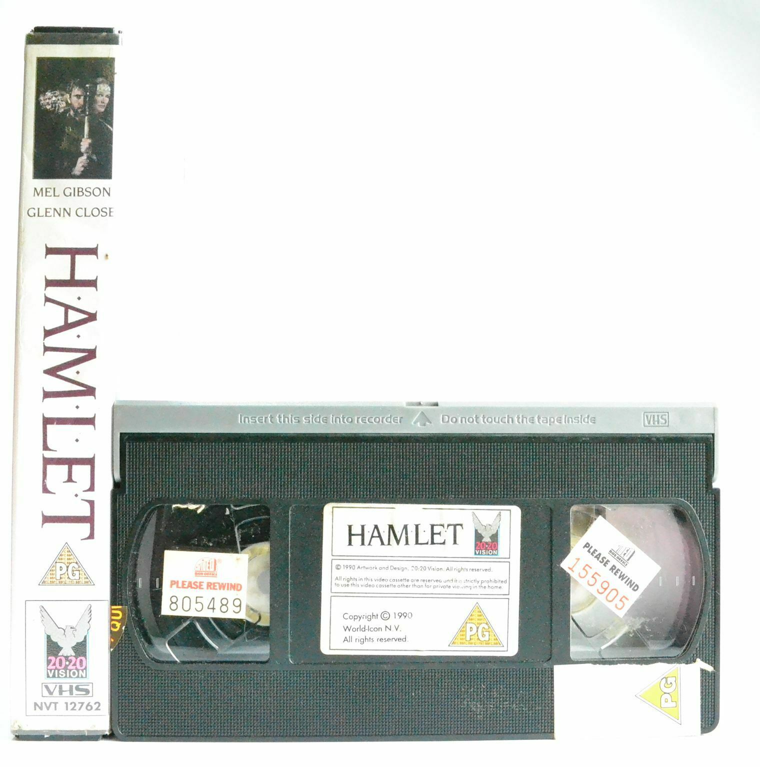 Hamlet: Based On W.Shakespeare Classic Story - Large Box - Mel Gibson - Pal VHS-