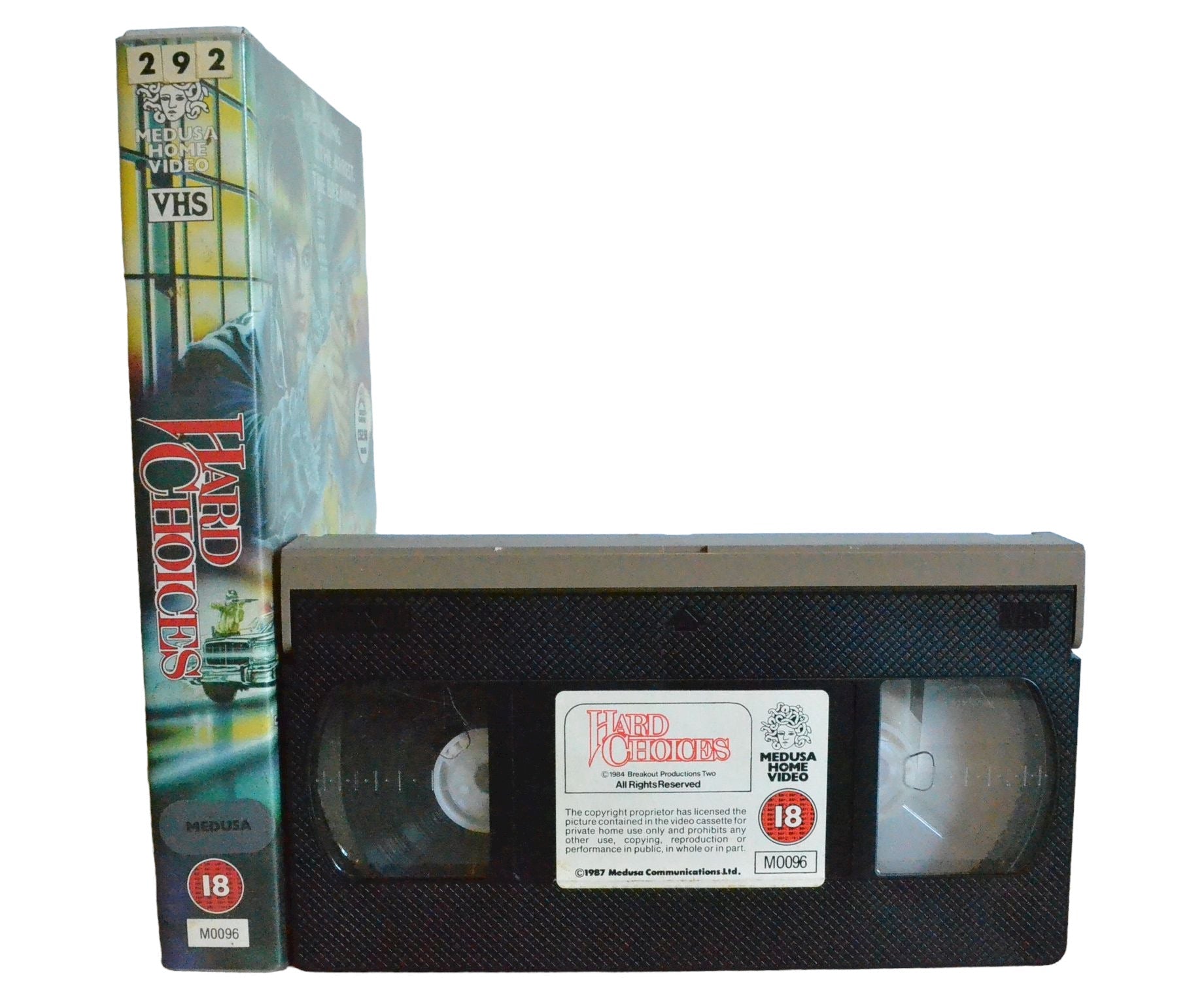 Hard Choices (The Killing. The Arrest. The Breakout...) - Margaret Klenck - Medusa Home Video - Large Box - PAL - VHS-