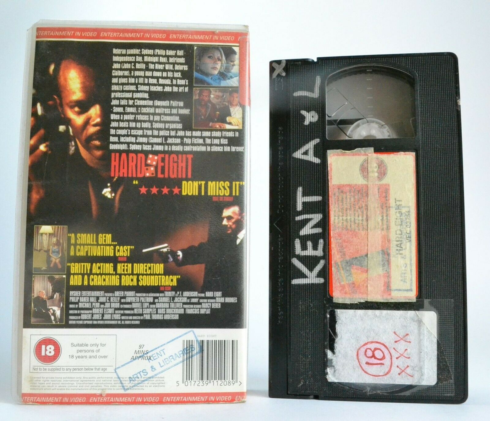 Hard Eight: Reno Gamble - Neo Noir (Crime) Thriller - Samuel L Jackson - Pal VHS-