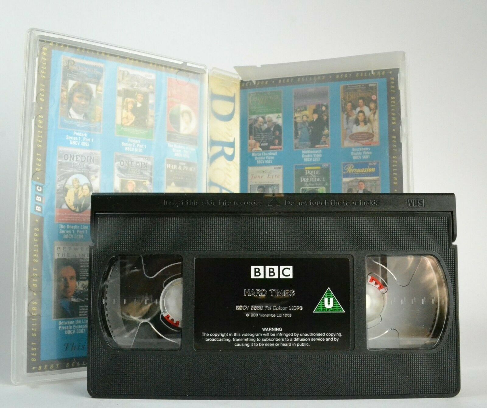 Hard Times (BBC) -<Charles Dickens>- TV Miniseries - Drama - Alan Bates - VHS-