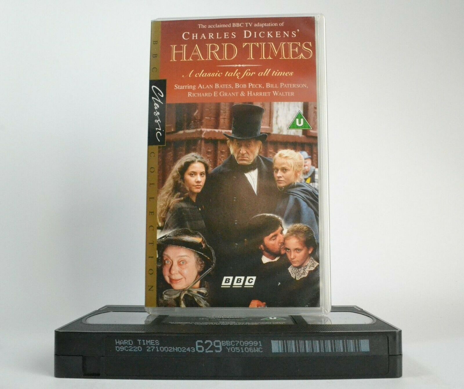 Hard Times (BBC) -<Charles Dickens>- TV Miniseries - Drama - Alan Bates - VHS-