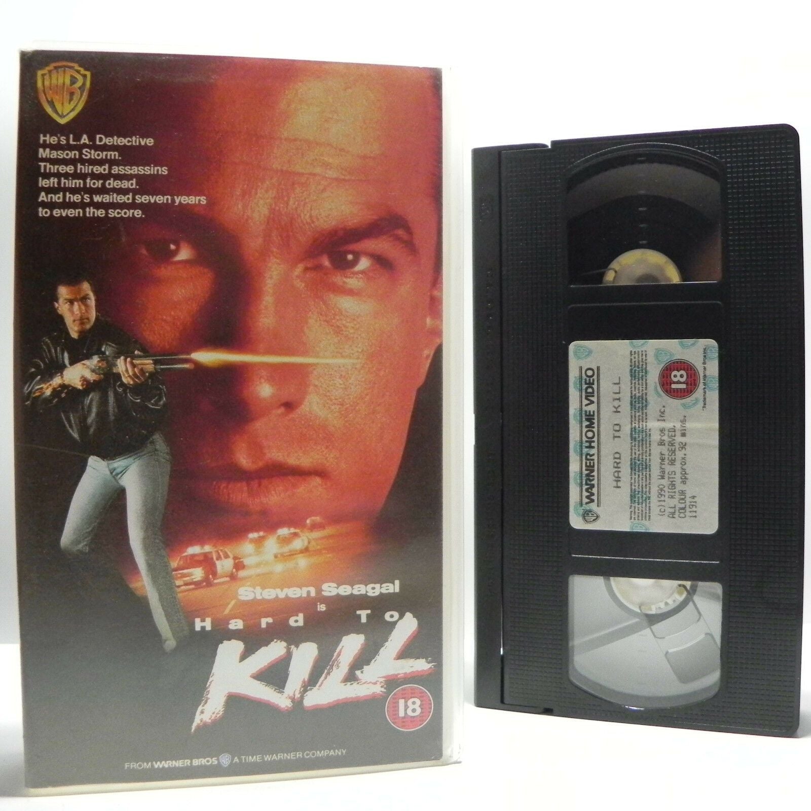 Hard To Kill: (1990) Action Thriller Video - Steven Seagal/Kelly Le Brock - VHS-