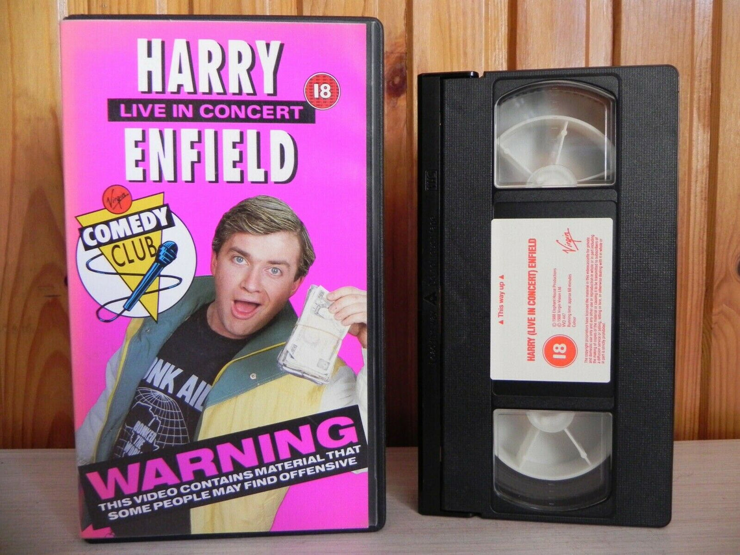 Harry Enfield - Live At Hackney Empire - Comedy Club - Entertainment - Pal VHS-