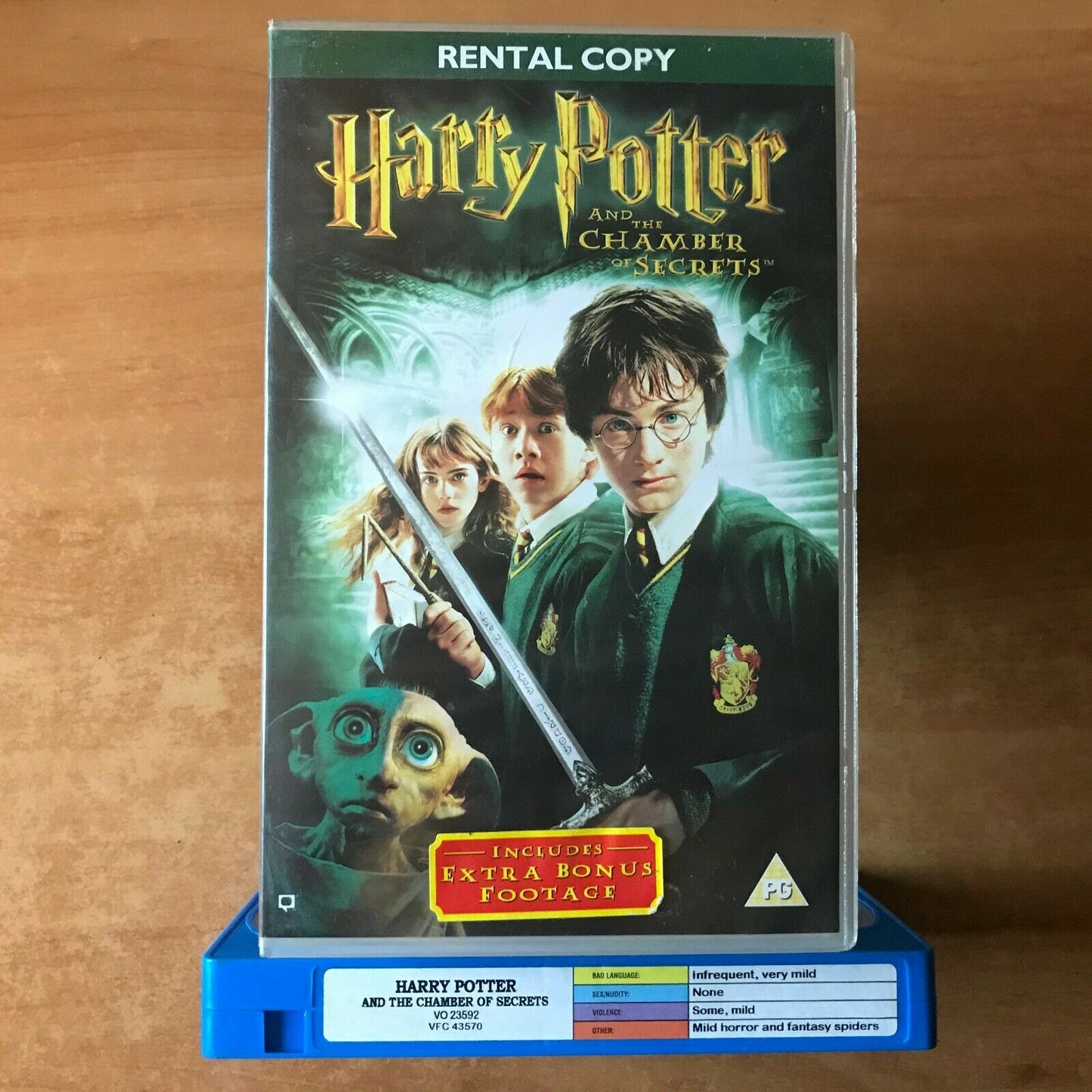 Harry Potter And Chamber Of Secrets (2002): Fantasy - Large Box [Rental] Pal VHS-