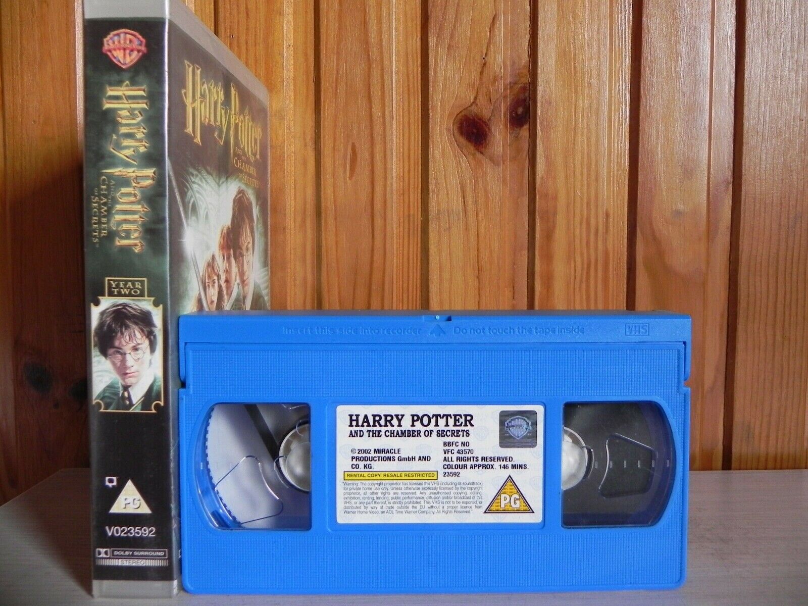 Harry Potter And The Chamber Of Secrets - Warner Home - Family - Large Box - VHS-