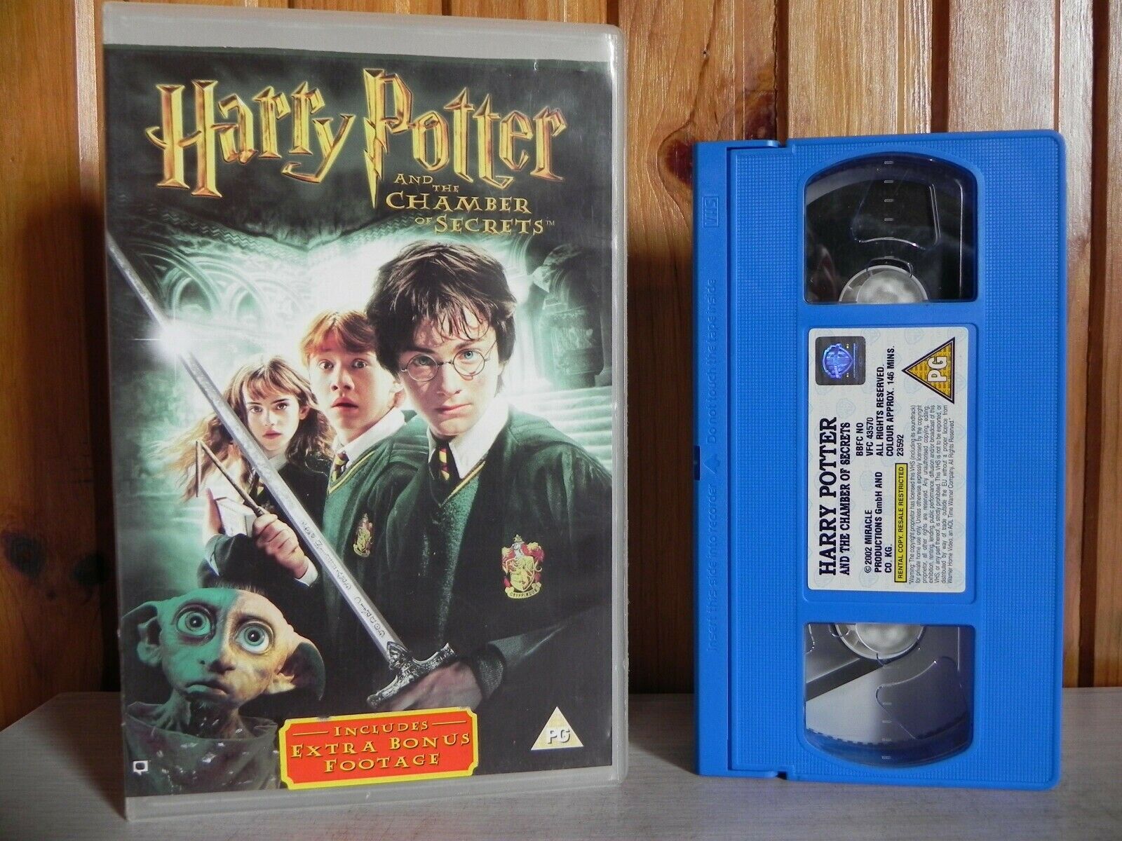 Harry Potter And The Chamber Of Secrets - Warner Home - Family - Large Box - VHS-