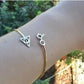 Harry Potter Deathly Hallows Bracelet - Luna Glasses-Inspired Fashion Jewelry-