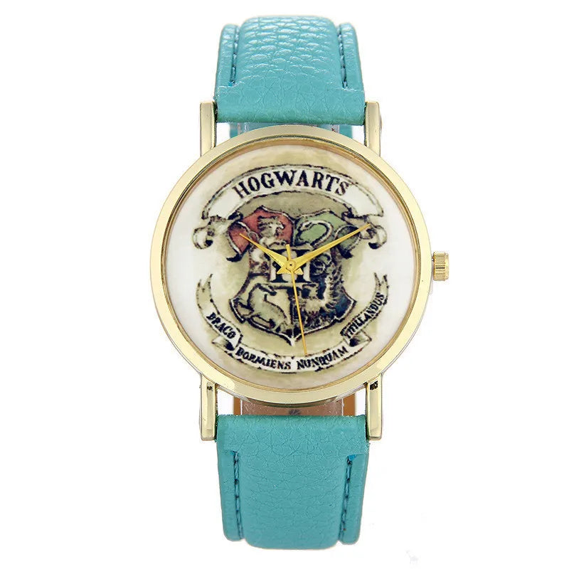 Harry Potter Watch - Magic Academy Badge Design - Casual Women's Quartz Watch - Inspired by Magician Boy Wizard Themes - Great Gift Idea-13-