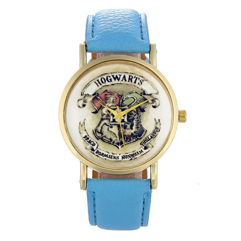 Harry Potter Watch - Magic Academy Badge Design - Casual Women's Quartz Watch - Inspired by Magician Boy Wizard Themes - Great Gift Idea-12-