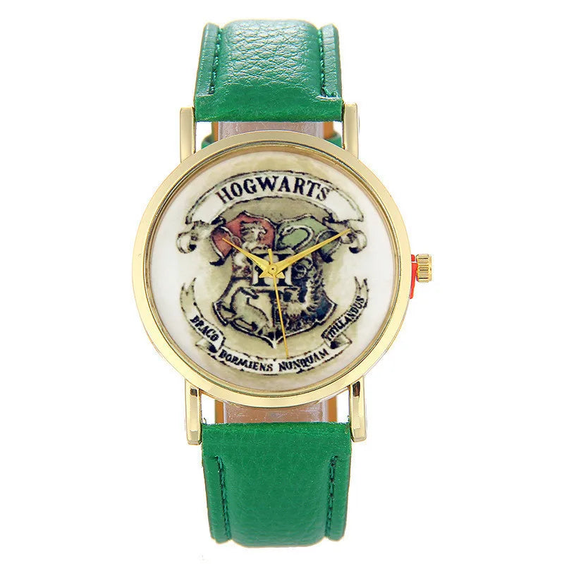 Harry Potter Watch - Magic Academy Badge Design - Casual Women's Quartz Watch - Inspired by Magician Boy Wizard Themes - Great Gift Idea-7-