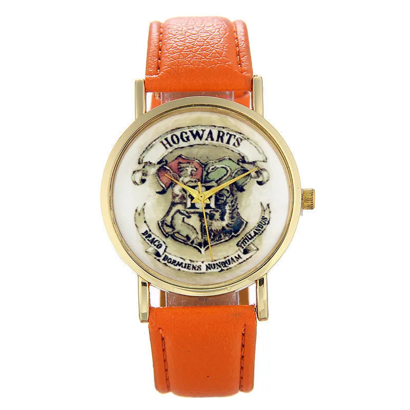 Harry Potter Watch - Magic Academy Badge Design - Casual Women's Quartz Watch - Inspired by Magician Boy Wizard Themes - Great Gift Idea-8-