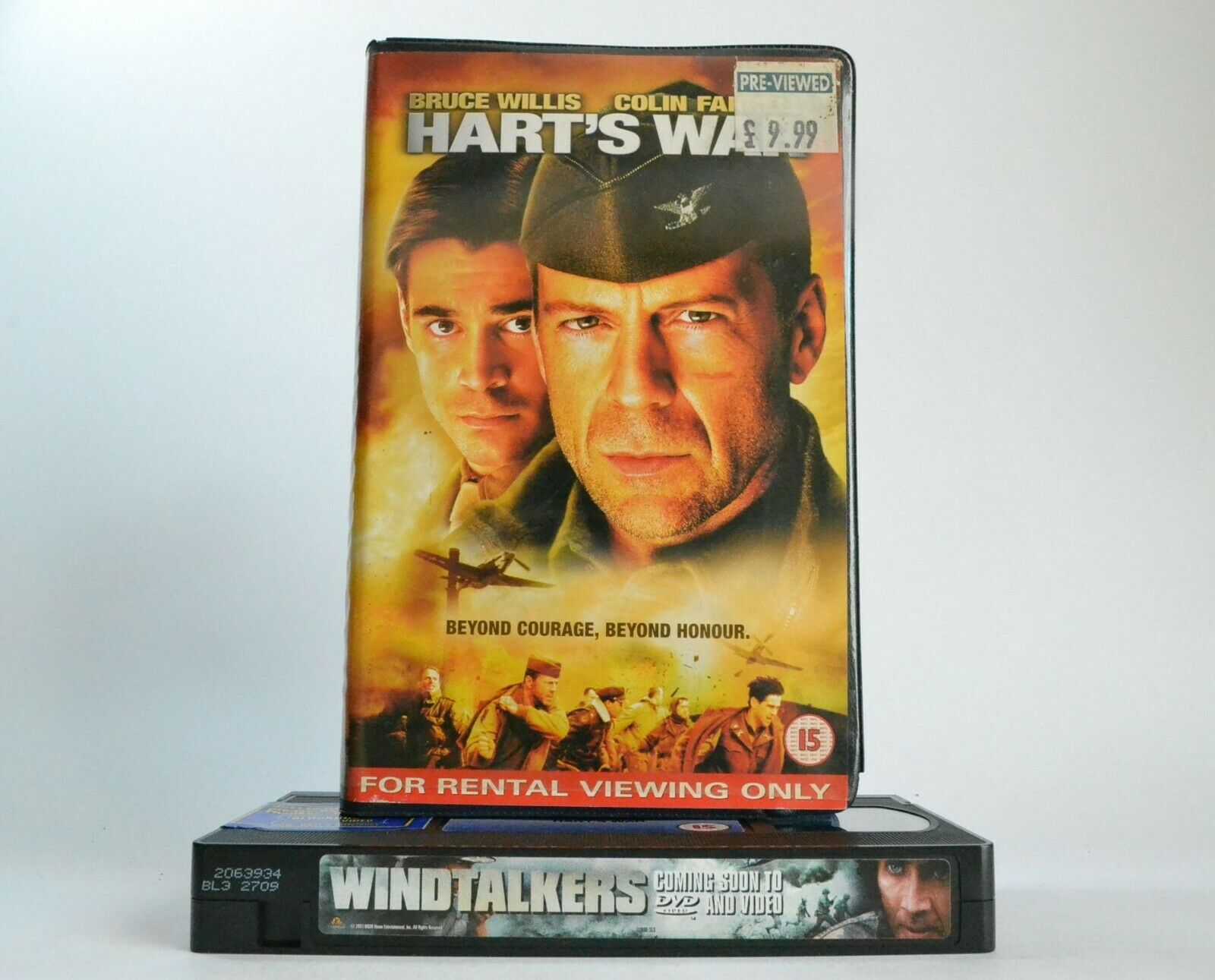 Hart's War (2002): World War 2 Prisoner - Drama - Large Box - Bruce Willis - VHS-