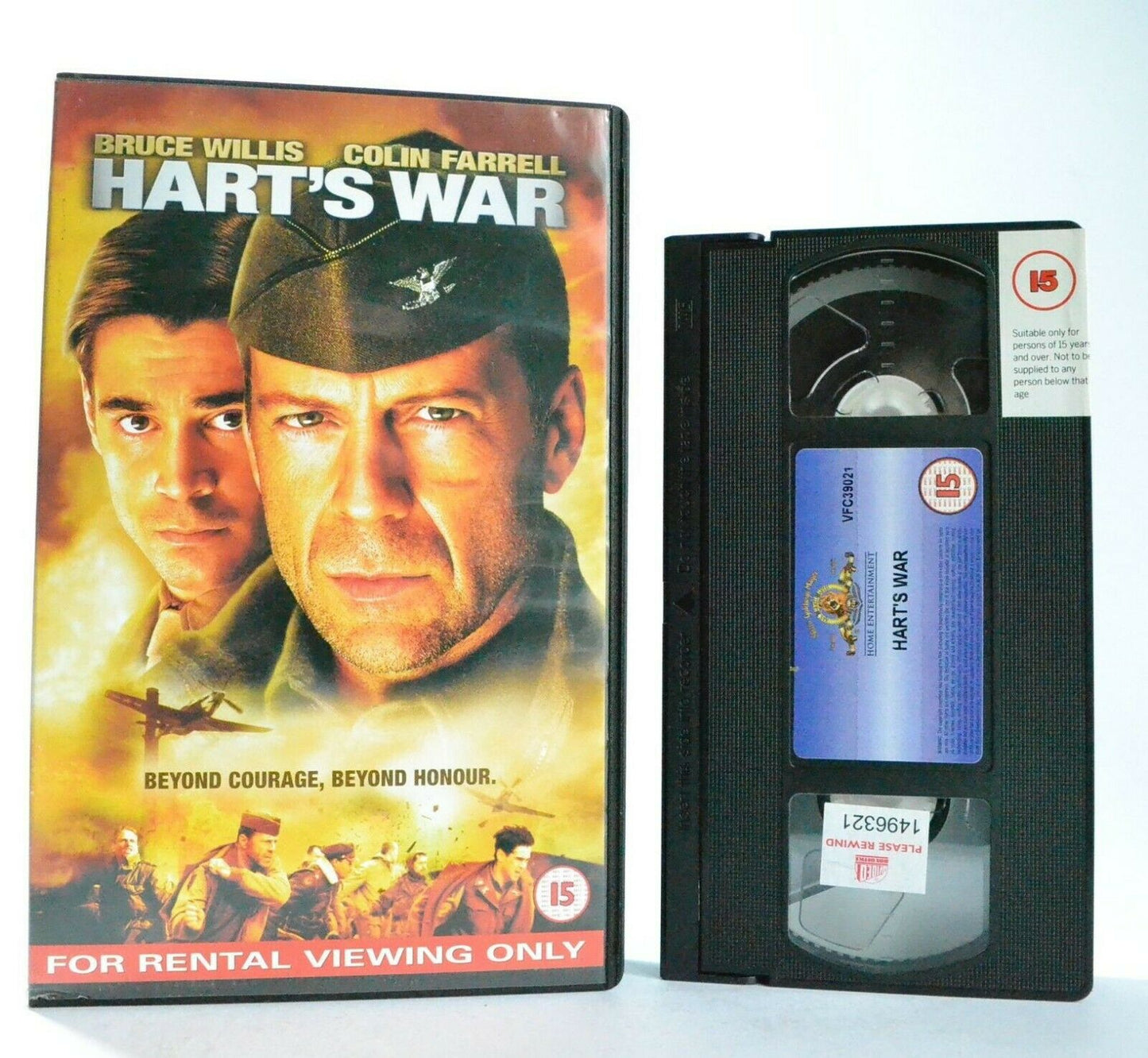 Hart's War: B.Willis/C.Farrell - War Drama (2001) - Large Box - Ex-Rental - VHS-