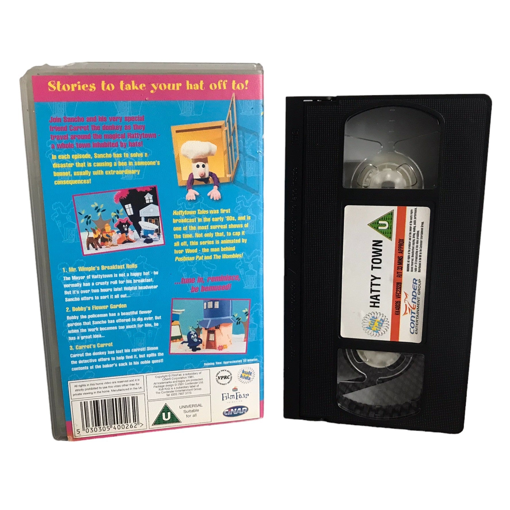 Hattytown Tales - Contender Entertainment Group - Childrens - Pal - VHS-