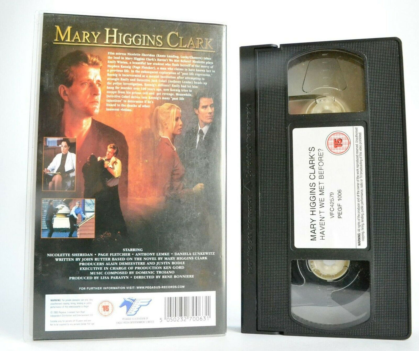 Haven't We Met Before (2002); [Mary Higgins Clark] - Crime Drama - Pal VHS-