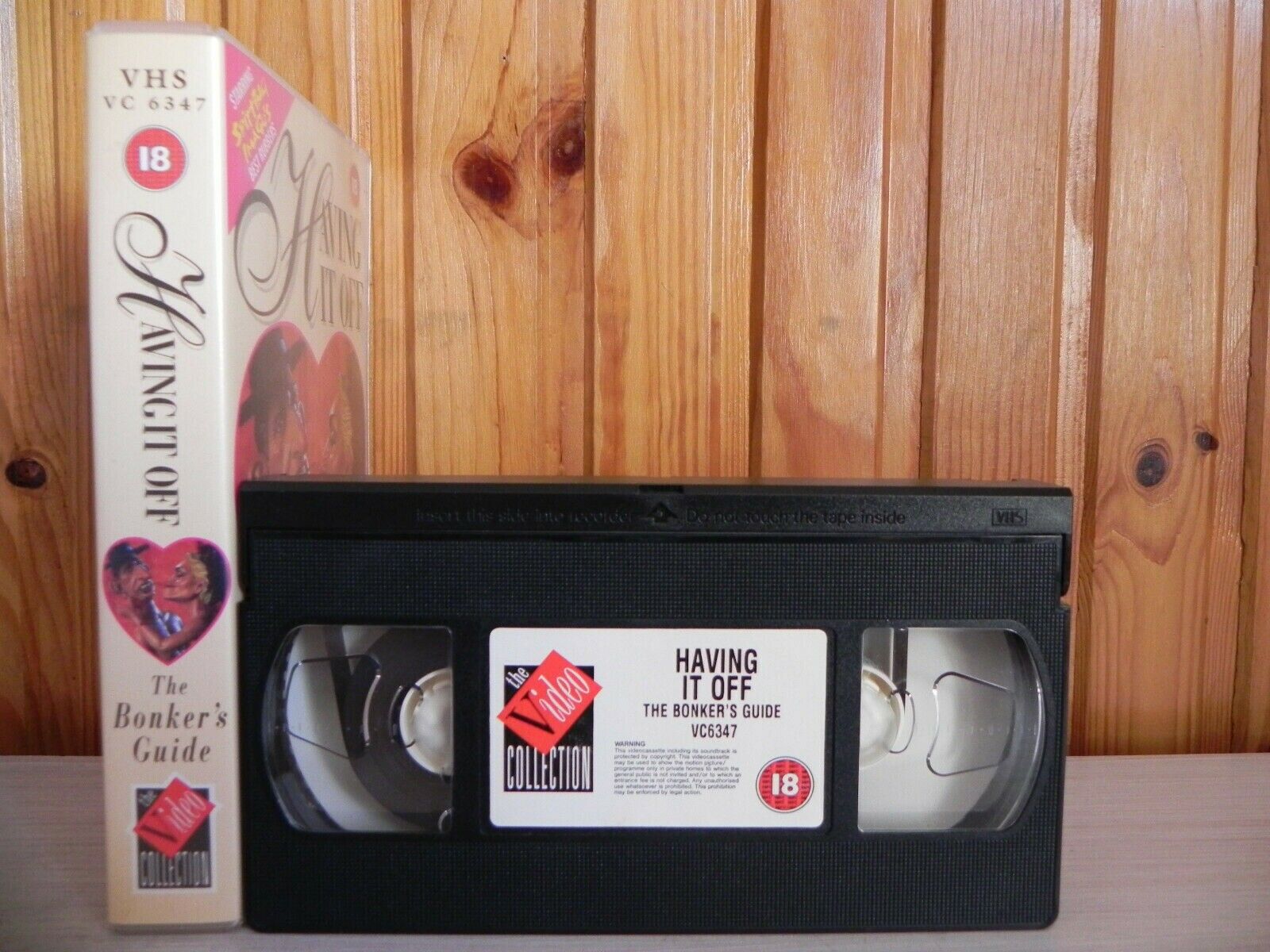 Having It Off - The Bonker's Guide - Only Persons Of 18 Years And Over - VHS-