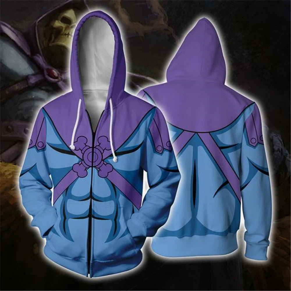 He-Man Hoodie - Masters of the Universe - Oversized - Video Hoodie for Retro Sci-Fi-GHF66M2024281DK-M-