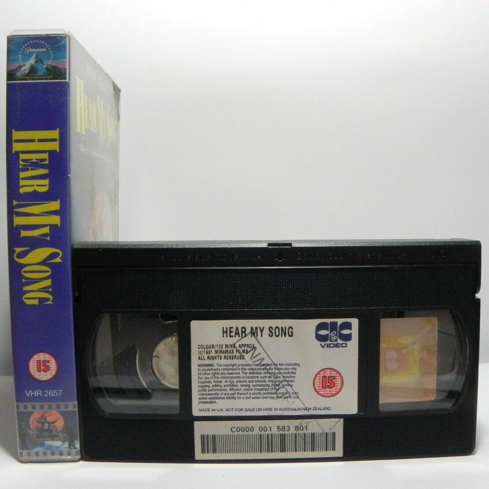 Hear My Song: Musical Comedy (1991) - Director's Version - Ned Beatty - Pal VHS-