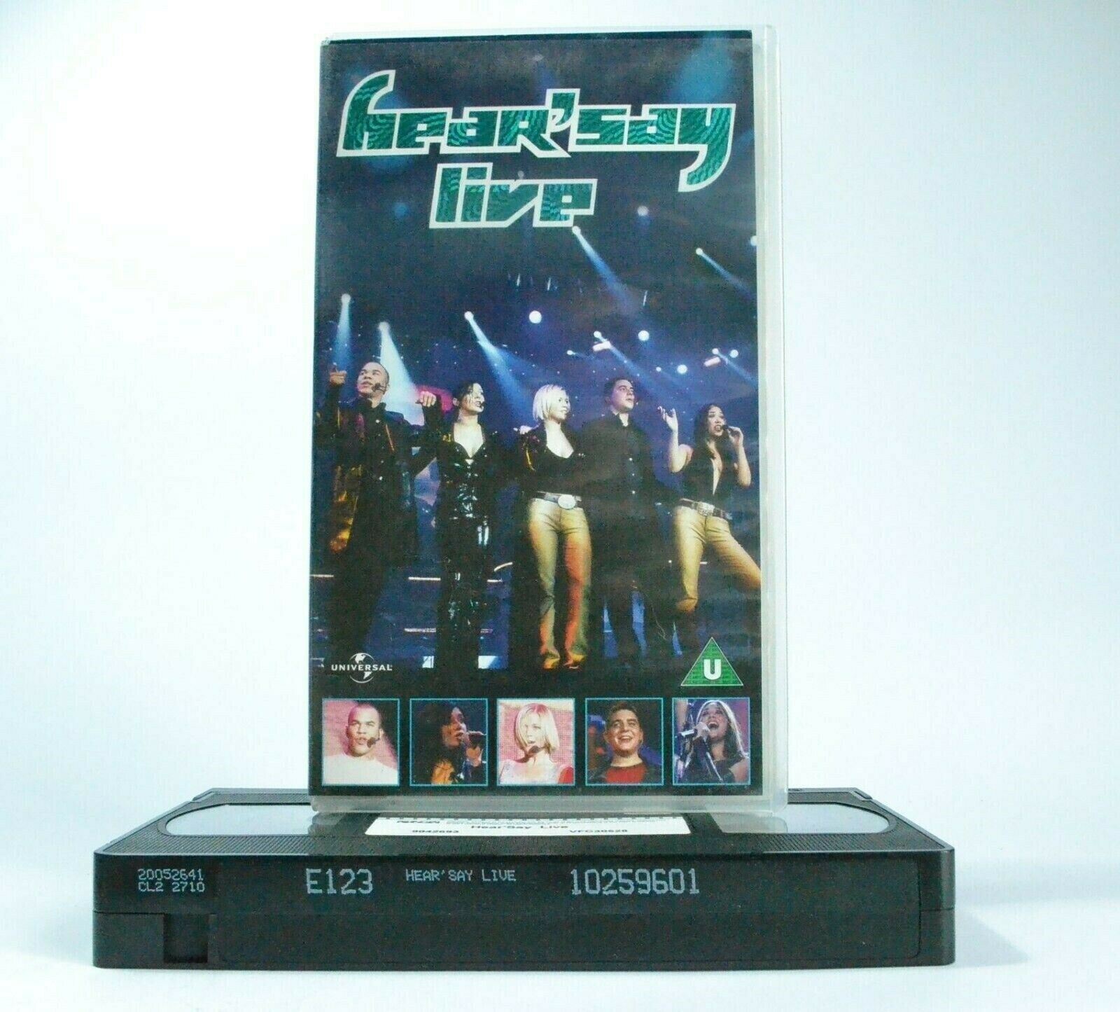 Hear'say: Live - Concert - Greatest Hits - Pop Music - Teen Group - Pal VHS-