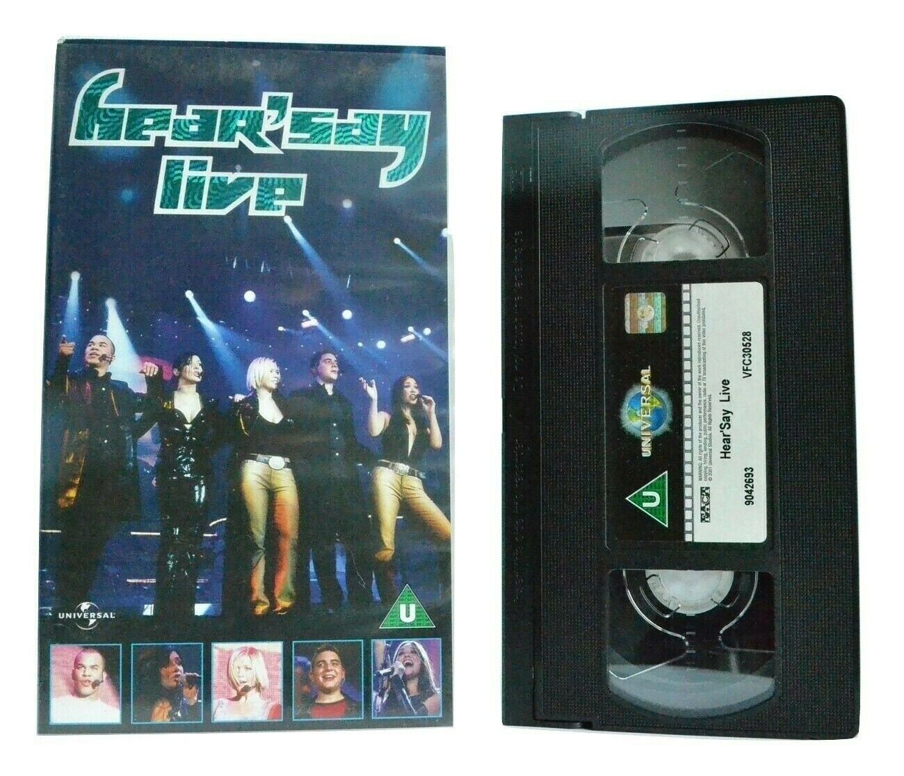 Hear'say: Live - Concert - Greatest Hits - Pop Music - Teen Group - Pal VHS-