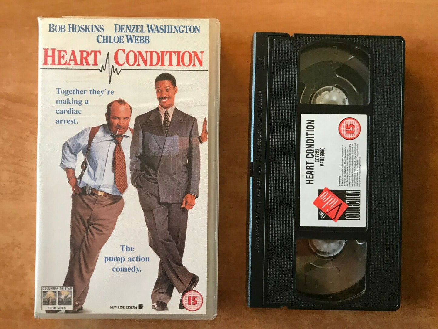 Heart Condition (1990): Crime Drama - Comedy - Denzel Washington - Pal VHS-