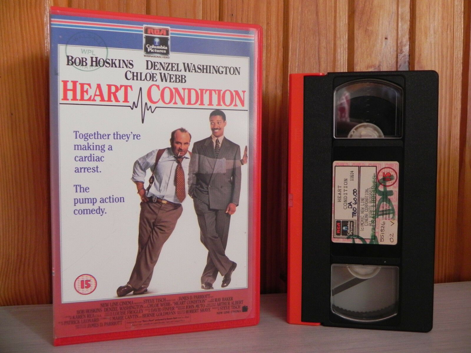 Heart Condition - Priceless Comedy - Hoskins/Denzel - Big-Box - RCA - VHS-