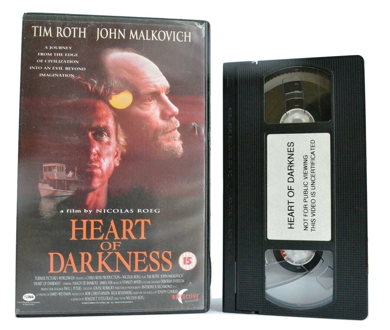 Heart Of Darkness: Based On J.Conrad Novel - (1993) TV Movie - Drama - Pal VHS-