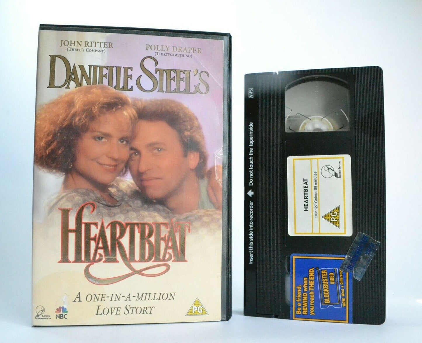 Heartbeat: By Danielle Steel - On In A Million Love Story - John Ritter - VHS-