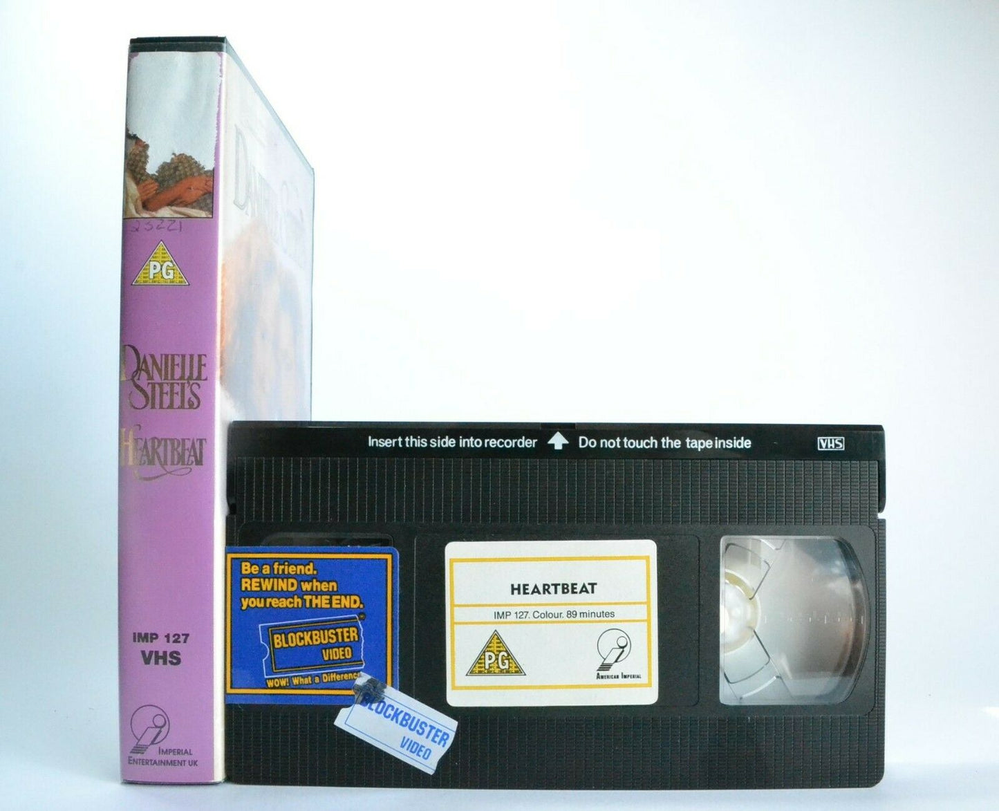 Heartbeat: By Danielle Steel - On In A Million Love Story - John Ritter - VHS-